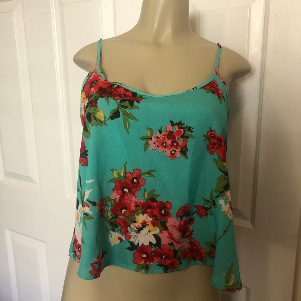 Open back tank top